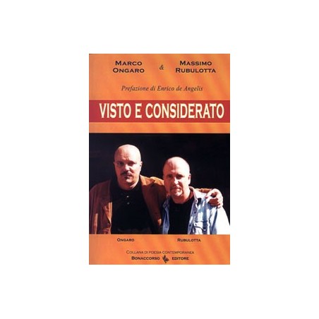 VISTO E CONSIDERATO di Marco Ongaro e Massimo Rubulotta